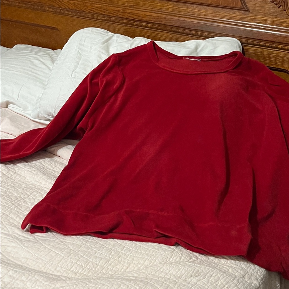 Elegant Red Women's Top